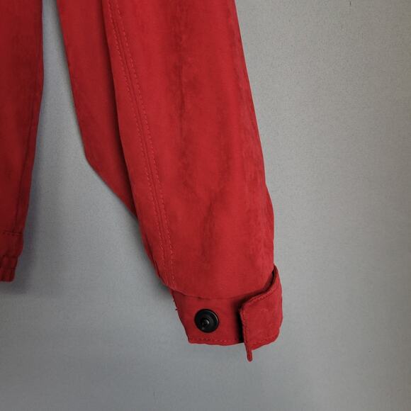 Antigua Boat Jacket Hatteras Island Yachts Gear Womens XL Red Mock Neck Zip - Picture 7 of 15